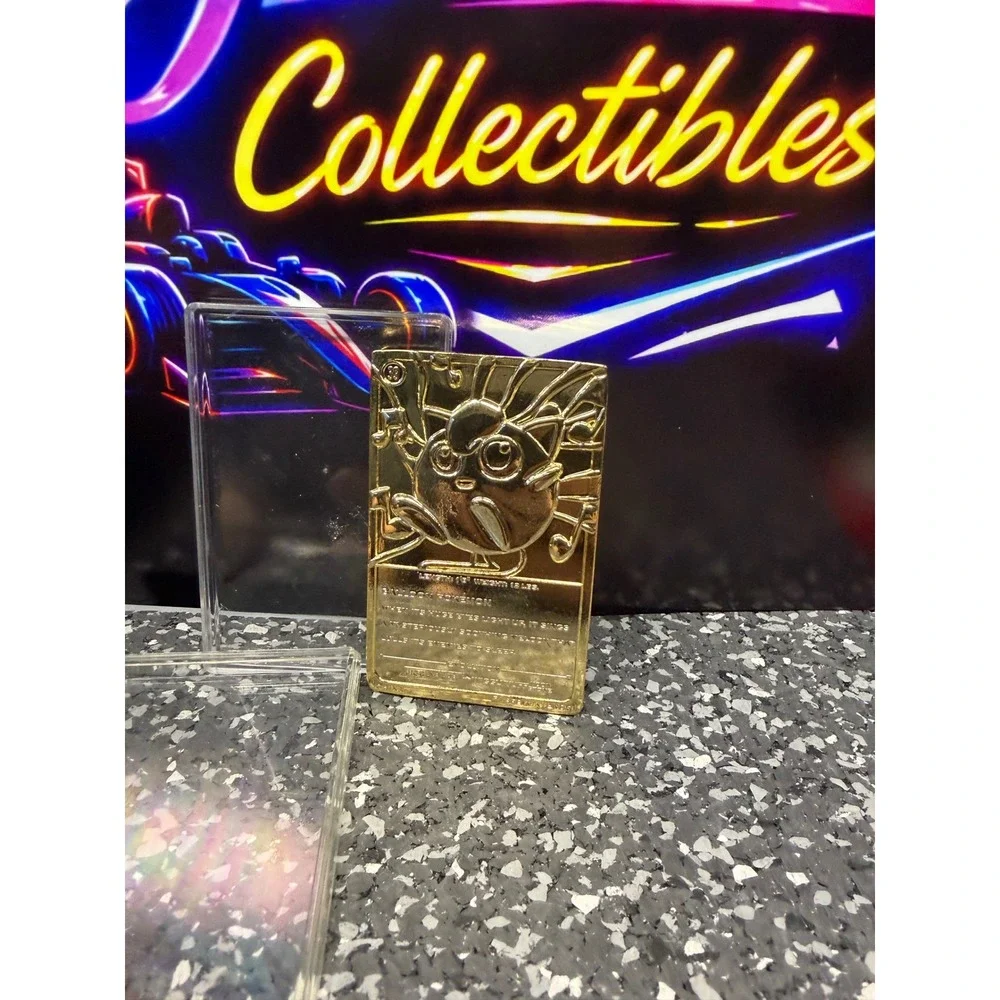 1999 Pokemon Burger King 23K Gold Plated Card Jigglypuff Nintendo
